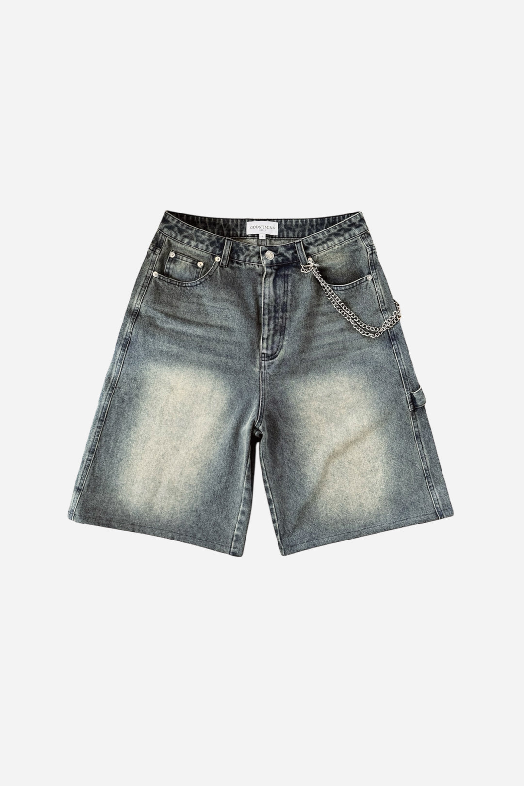 Denim Jorts - Rust Blue